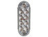 5626553 by BUYERS PRODUCTS - Brake / Tail / Turn Signal Light - 6 in., Clear Lens, Oval, with 10 LEDS