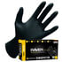 66516 by SAS SAFETY CORP - Raven Nitrile Disposable Glove (Powder-Free) - Black, 6 mil Thick, 100 Gloves/Box, Small (S)