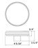 STL55RBP by OPTRONICS - 4" ROUND 21 LED STOP