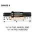 Euclid E-5918-R Euclid Wheel End Hardware - Wheel Stud, Double End, RH