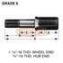 Euclid E-5936-L Euclid Wheel End Hardware - Wheel Stud, Double End, LH