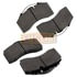 Euclid EMD1369 Disc Brake Pad Set Heavy Duty Pads