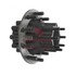 0415900004 by MERITOR - Disc Brake Hub - Drive Axle, Drum Brake, 10 Bolt Pattern, 7.25 in. Disc Bolt Circle