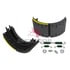 XKEG24311E by MERITOR - Drum Brake Shoe Kit - 7.00" Width, Black Dip Coating, for 16.50" Brake Diameter