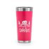 53061 by CAMCO - PINK TUMBLER 20 OZ