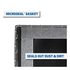 TBS-63-SL-LP-B by UWS - Gloss Black Aluminum 63" Slim Truck Tool Box, Low Profile (LTL Shipping Only)