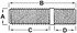 25-53 by DEXTER AXLE - Dexter Screw-in Stud 1/2 x 2 Fine Thread Both Ends