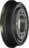 PDR0398 by BENDIX - Brake Drum - Rear, 10", Cast Iron, Natural, 5 Lug Holes, 5.5" Bolt Circle