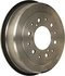 PDR0434 by BENDIX - Brake Drum - Rear, 10", Cast Iron, Natural, 6 Lug Holes, 4.5" Bolt Circle