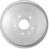 PDR0513 by BENDIX - Brake Drum - Rear, 10", Cast Iron, Natural, 5 Lug Holes, 4.5" Bolt Circle