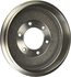 PDR0798 by BENDIX - Brake Drum - Rear, 11.615", Cast Iron, Natural, 6 Lug Holes, 5.5" Bolt Circle