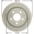 Bendix PDR0810 Brake Drum Brake Drum - Rear, 10", Cast Iron, Natural, 5 Lug Holes, 4.5" Bolt Circle