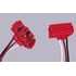 M50900 by MAXXIMA - Brake / Tail / Turn Signal Light Connector, 3-Pin RightAngle, PL-3 Connector