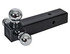 1802252 by BUYERS PRODUCTS - Trailer Hitch - 2-1/2in. Receiver, Tri-Ball Hitch, with Chrome Towing Balls