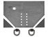 1809029 by BUYERS PRODUCTS - Trailer Hitch Reinforcement Plate - 1 x 34-1/2 x 22-1/2 in.