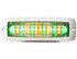 8890310 by BUYERS PRODUCTS - Strobe Light - 5 inches Amber/Green, LED, Ultra Thin Wide Angle