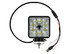 8883111 by BUYERS PRODUCTS - Flood Light - Square LED with Built-in Backup Camera