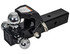 1802280 by BUYERS PRODUCTS - Tri-Ball Hitch with Pintle Hook and Chrome Towing Balls - 2-1/2in. Receiver
