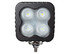 1492198 by BUYERS PRODUCTS - Flood Light - 4 inches, Square, LED, Heated, Ultra Bright