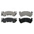 SX614A by WAGNER - Wagner SevereDuty SX614A Semi-Metallic Disc Brake Pad Set