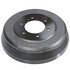 BD125106E by WAGNER - Wagner BD125106E Brake Drum