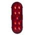 M63322R by MAXXIMA - Brake / Tail / Turn Signal Light, Red, Oval, 2 3/16 in Overall
