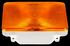 070803 by TRUCK-LITE - Turn Signal / Parking Light - Incandescent, Yellow Rectangular, 1 Bulb, 4 Screw, 12V, Yellow Polycarbonate Trim