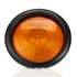 40028Y3 by TRUCK-LITE - 40 Economy Turn Signal / Parking Light - Incandescent, Yellow Round, 1 Bulb, Grommet Mount, 12V, Black PVC Trim