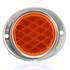 41A-3 by TRUCK-LITE - Signal-Stat Reflector - 3" Round, Yellow, 2 Screw or Bracket Mount