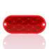 98031R3 by TRUCK-LITE - Reflector - 2 x 4" Oval, Red, 2 Screw