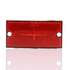 98035R3 by TRUCK-LITE - Reflector - 2 x 4" Rectangle, Red, ABS 2 Screw