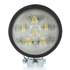 812603 by TRUCK-LITE - 81 Series Flood Light - Par 36 4 In. Round LED, Black, 6 Diode, 250 Lumen, 12V