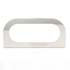 60730 by TRUCK-LITE - Brake / Tail Light Bracket - 2 Screw Bracket Mount, For Oval Shape Lights, Silver Stainless Steel