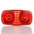 90073 by TRUCK-LITE - Signal-Stat Headlight Lens - Rectangular, Red, Acrylic, For Headlights-Fog & Driving (27004), Lighting Kit (80893), M/C Lights (1201, 1203, 1204, 1211, 1213, 1215, 1216, 1253), Snap-Fit, Bulk