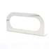 60730 by TRUCK-LITE - Brake / Tail Light Bracket - 2 Screw Bracket Mount, For Oval Shape Lights, Silver Stainless Steel