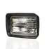 803943 by TRUCK-LITE - Work Light - 4x6 in. Rectangular Halogen, Black Housing, 1 Bulb, 12V, Stud