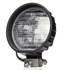 81360-P by TRUCK-LITE - 81 Series Work Light - 4 in. Round LED, Black Housing, 6 Diode, 12V, Stud, 500 Lumen