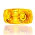 9007A-3 by TRUCK-LITE - Signal-Stat Marker Light Lens - Oval, Yellow, Acrylic, Snap-Fit Mount