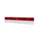 98154R3 by TRUCK-LITE - Reflector - 1 x 12" Rectangle, Red, 2 Screw or Adhesive Mount
