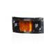 2671A-3 by TRUCK-LITE - Marker Light - LED, Amber Rectangular, 4 Diodes, P2, Chrome Abs Rail Mount, Hardwired, Stripped End/Ring Terminal, 12 Volt, Bulk