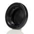 107023 by TRUCK-LITE - 10 Series Lighting Grommet - Closed Back, Black PVC, For 10 Series and 2.5 in. Lights