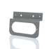 60728 by TRUCK-LITE - Brake / Tail Light Bracket - 2 Screw Bracket Mount, For Oval Shape Lights, Gray Steel