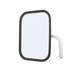 97661 by TRUCK-LITE - Door Mirror - 7.5 x 10.5 in., Silver Stainless Steel, Flat Mirror, Universal