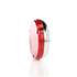 27513 by TRUCK-LITE - Multi-Purpose Light Bulb - LED, Red, Round, 24 Diode, Single Face, 3 Wire, 1 Stud, Chrome, Stripped End/Ring Terminal, Bulk