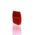 543 by TRUCK-LITE - Signal-Stat Reflector - 2 x 4" Oval, Red, 2 Screw or Adhesive Mount