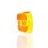 9093A-3 by TRUCK-LITE - Signal-Stat Marker Light Lens - Oval, Yellow, Acrylic, Snap-Fit Mount