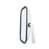 97661 by TRUCK-LITE - Door Mirror - 7.5 x 10.5 in., Silver Stainless Steel, Flat Mirror, Universal