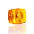 9007A-3 by TRUCK-LITE - Signal-Stat Marker Light Lens - Oval, Yellow, Acrylic, Snap-Fit Mount