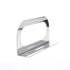 60730 by TRUCK-LITE - Brake / Tail Light Bracket - 2 Screw Bracket Mount, For Oval Shape Lights, Silver Stainless Steel