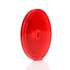 52-3 by TRUCK-LITE - Reflector - Round, Red, Reflector, 1 Screw/Nail/Rivet, Acrylic